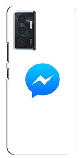Чехол с принтом "messenger logo" для Vivo V23e