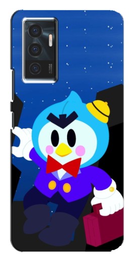 Чехол с принтом "Мистер Пи с чемоданчиком" для Vivo V23e