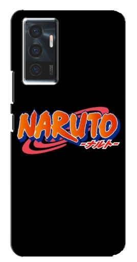 Чехол с картинкой "Надпись Naruto" для Vivo V23e