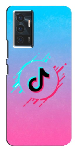 Чехол с печатью "Нота ТикТок" для Vivo V23e