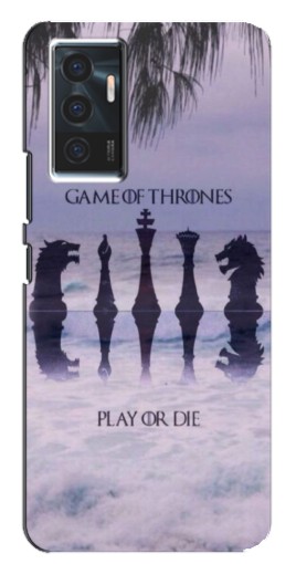 Чехол с печатью "Play or Die" для Vivo V23e