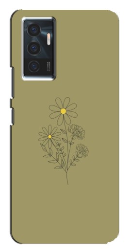 Чехол с печатью "Рисунок ромашка" для Vivo V23e