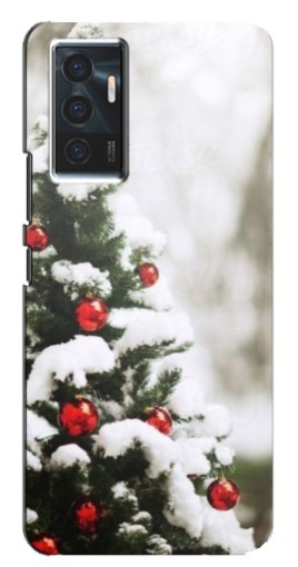 Чехол с картинкой "Рождественская елка" для Vivo V23e
