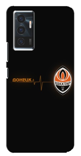Чехол с картинкой "Шахтер в сердце" для Vivo V23e