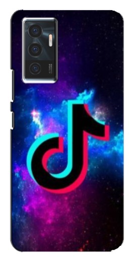 Чехол с картинкой "ТикТок в космосе" для Vivo V23e