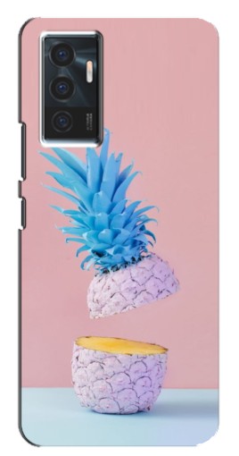 Чехол с печатью "Яркий ананас" для Vivo V23e