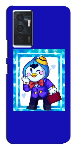 Чехол с картинкой "Зимний Мистер Пи" для Vivo V23e