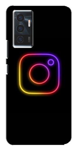 Силиконовый чехол с изображением "Значок Инсты" для Vivo V23e