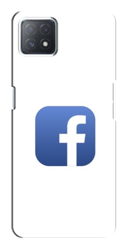 Чехол с картинкой "Лого Фейсбук" для Oppo a72 (5G)