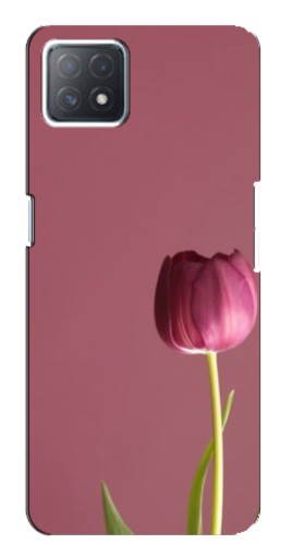 Чехол с картинкой "Розовый тюльпан" для Oppo a72 (5G)