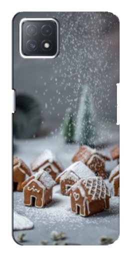 Чехол с картинкой "Домики из пряников" для Oppo a73 (5G)