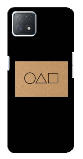 Силиконовый чехол с изображением "Карточка Кальмара" для Oppo a73 (5G)
