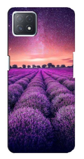 Чехол с печатью "Лавандовое поле" для Oppo a73 (5G)