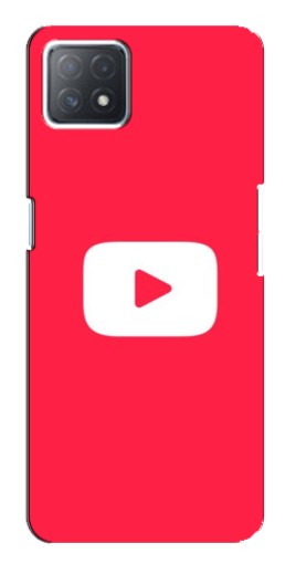 Чехол с принтом "YouTube Кнопка" для Oppo a73 (5G)
