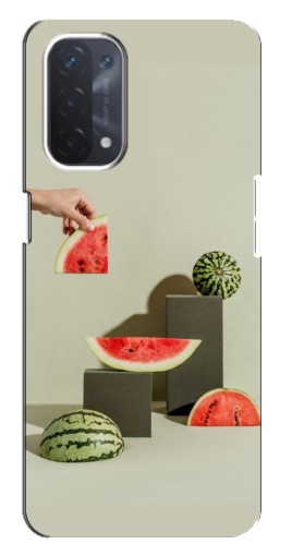 Силиконовый чехол с изображением "Арт Арбузы" для Oppo a74 (5G)