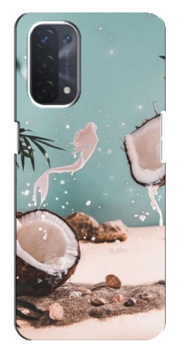 Чехол с принтом "Половинки кокоса" для Oppo a74 (5G)