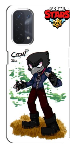 Чехол с картинкой "Crow" для Oppo a54 (5G)