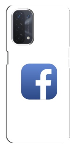Чехол с печатью "Лого Фейсбук" для Oppo a54 (5G)