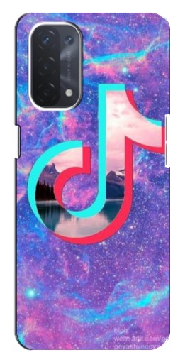 Чехол с печатью "ТикТок мраморный" для Oppo a54 (5G)