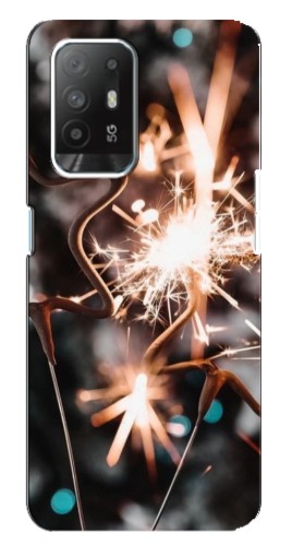 Чехол с печатью "Бенгальские огни" для Oppo Reno 5z
