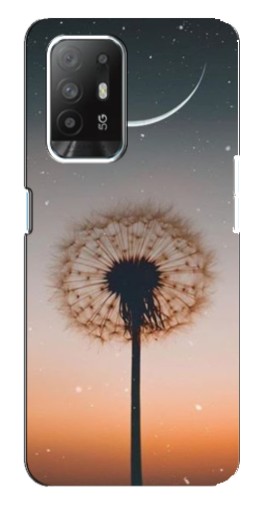 Силиконовый чехол с изображением "Ночной одуванчик" для Oppo Reno 5z