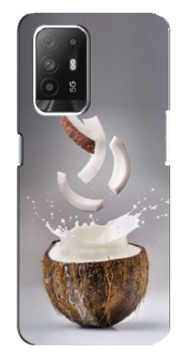 Чехол с принтом "Стакан кокоса" для Oppo Reno 5z