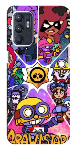 Чехол с картинкой "Brawl заставка" для Oppo Reno6 4G