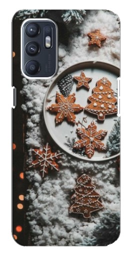 Силиконовый чехол с изображением "Имбирные пряники" для Oppo Reno6 4G