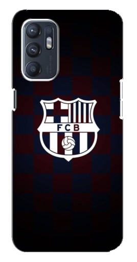 Силиконовый чехол с изображением "Лого FCB" для Oppo Reno6 4G