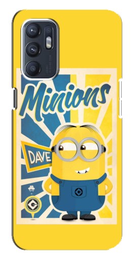 Чехол с принтом "Minions" для Oppo Reno6 4G