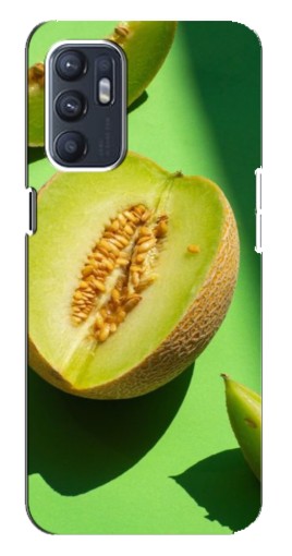Чехол с картинкой "Сочная Дыня" для Oppo Reno6 5G