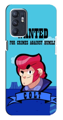 Чехол с принтом "WANTED COLT" для Oppo Reno6 5G