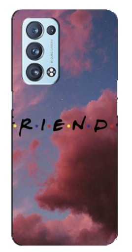 Силиконовый чехол с изображением "Friends" для Oppo Reno6 Pro 5G