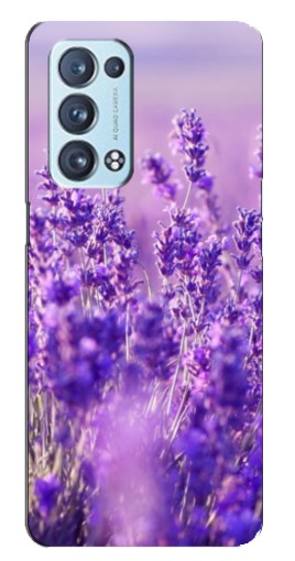 Чехол с картинкой "Яркая лаванда" для Oppo Reno6 Pro 5G