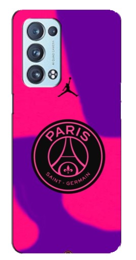 Чехол с принтом "Яркий лого PSG" для Oppo Reno6 Pro Plus 5G