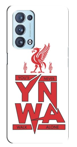 Чехол с печатью "YNWA" для Oppo Reno6 Pro Plus 5G