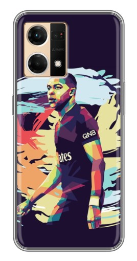 Чехол с печатью "ART Mbappe" для Oppo Reno7 Pro 5G