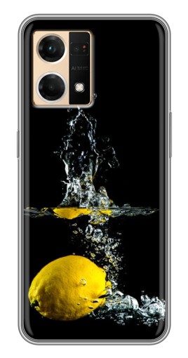 Чехол с картинкой "Мокрый Лимон" для Oppo Reno7 Pro 5G