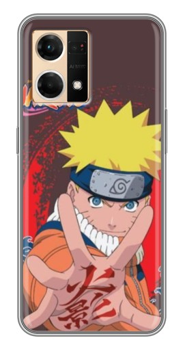 Силиконовый чехол с изображением "Naruto атакует" для Oppo Reno7 Pro 5G