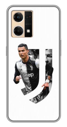Чехол с принтом "Роналду в Ювентусе" для Oppo Reno7 Pro 5G