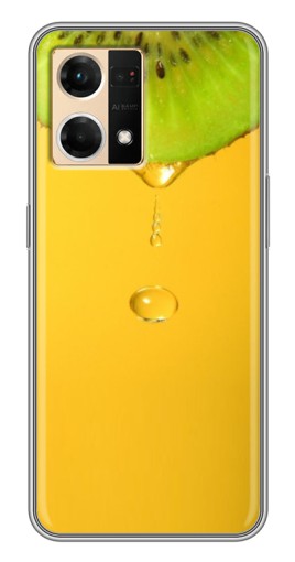 Силиконовый чехол с изображением "Сочный Kiwi" для Oppo Reno7 Pro 5G