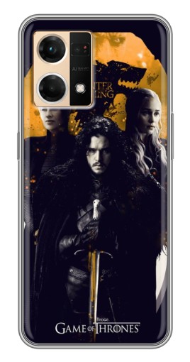Чехол с принтом "Winter Coming" для Oppo Reno7 Pro 5G