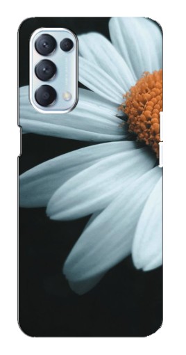 Силиконовый чехол с изображением "Белая ромашка" для Oppo Reno5 4G