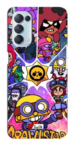 Чехол с печатью "Brawl заставка" для Oppo Reno5 4G