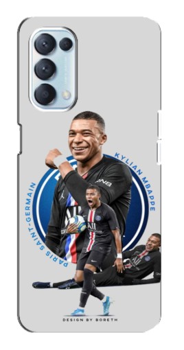 Чехол с печатью "Kylian Mbappe" для Oppo Reno5 4G