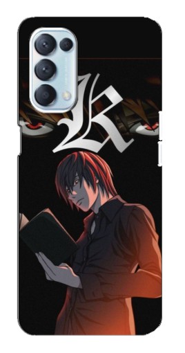 Силиконовый чехол с изображением "Лайт Ягами Death Note" для Oppo Reno5 4G