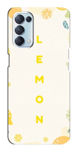 Чехол с картинкой "Lemon" для Oppo Reno5 4G