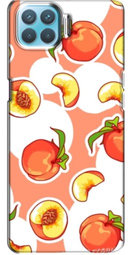 Чехол с печатью "Дольки персиков" для Oppo F17 Pro