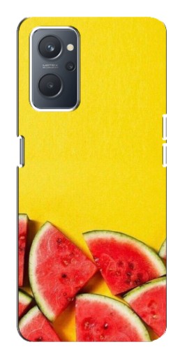 Силиконовый чехол с изображением "Арбузики на желтом" для Oppo A76