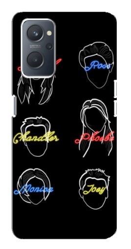 Чехол с печатью "Имена Друзей" для Oppo A76
